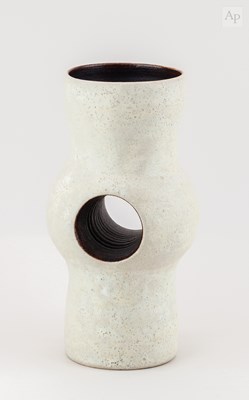 Lot 84 - CHRIS CARTER (born 1945); a pierced stoneware...