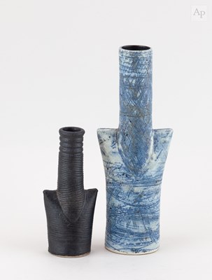 Lot 85 - CHRIS CARTER (born 1945); a porcelain totemic...