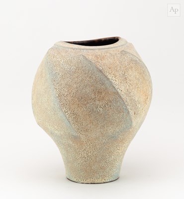 Lot 113 - CHRIS CARTER (born 1945); a faceted stoneware...