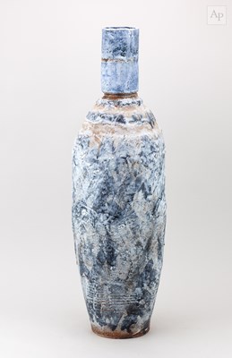 Lot 565 - ROBIN WELCH (1936-2019); a very tall stoneware...