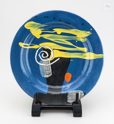 Lot 56 - BRUCE McLEAN (born 1944); a large earthenware...