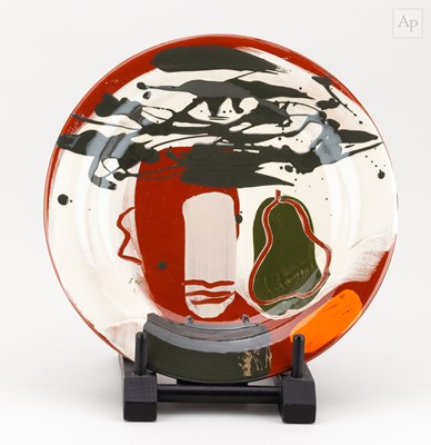 Lot 68 - BRUCE McLEAN (born 1944); a large earthenware...