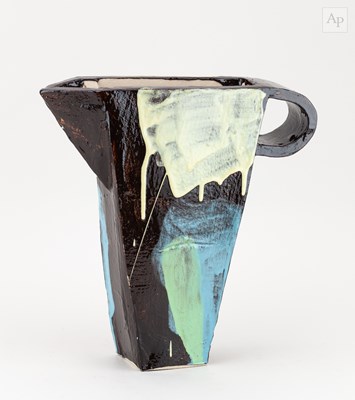 Lot 72 - BRUCE McLEAN (born 1944); an earthenware jug...