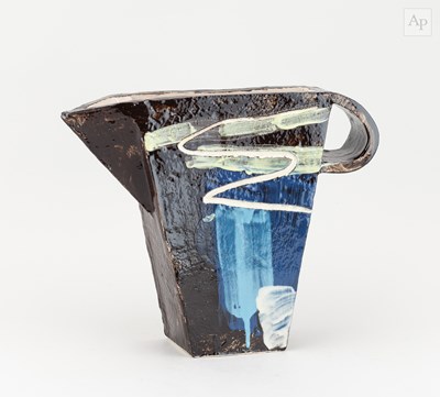 Lot 71 - BRUCE McLEAN (born 1944); an earthenware jug...