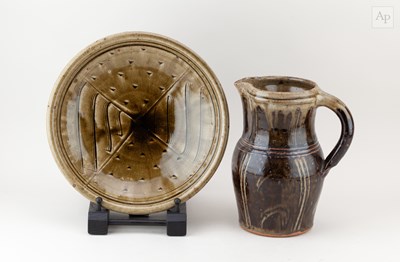 Lot 519 - PHIL ROGERS (1951-2020); a stoneware jug...