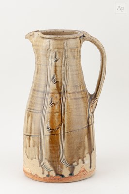 Lot 296 - JIM MALONE (born 1946); a stoneware pitcher...
