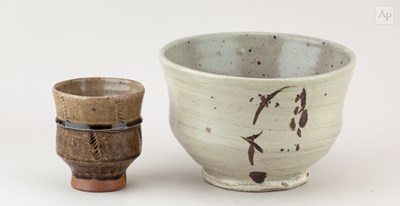 Lot 293 - JIM MALONE (born 1946); a stoneware bowl...