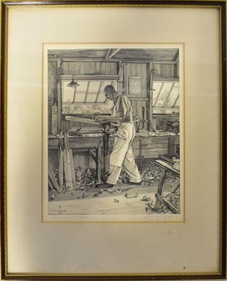 Lot 377 - WILLIAM WASHINGTON (1885-1956); etching, 'The...