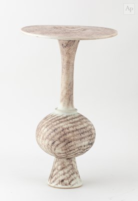 Lot 493 - PETER COSENTINO (1951-2018); a tall stoneware...