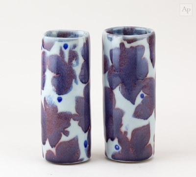 Lot 718 - Dartington Pottery; a cylindrical stoneware...