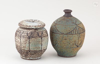 Lot 87 - CHRIS BRAMBLE (born 1958); a stoneware bottle...