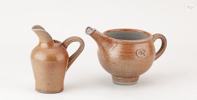 Lot 592 - SHEILA CASSON (1930-2022); a salt glazed sauce...