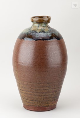 Lot 404 - MIKE DODD (born 1943); a stoneware bottle...