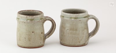 Lot 429 - MIKE DODD (born 1943); a pair of stoneware...