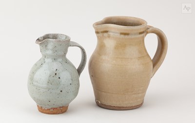 Lot 442 - MIKE DODD (born 1943); two small stoneware...