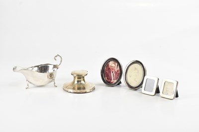Lot 1515 - WALKER & HALL; a George VI hallmarked silver...