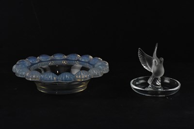 Lot 88 - LALIQUE, FRANCE; an opalescent 'Pornic' bowl,...