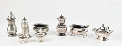 Lot 47 - Two hallmarked silver mounted dressing table...