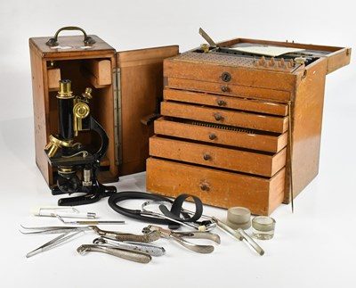 Lot 1292 - A collection of dentist's equipment, with a...