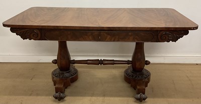 Lot 463 - An early Victorian mahogany centre table, with...