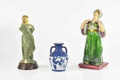 Lot 254 - WEDGWOOD; an early 20th century small Portland...