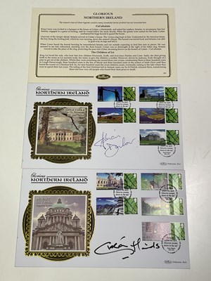 Lot 2165 - NORTHERN IRELAND ACTORS; two first day covers...