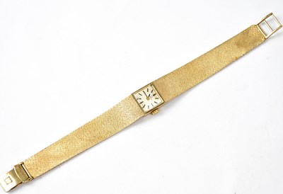 Lot 773 - OMEGA; a 9ct gold ladies' cocktail watch, the...