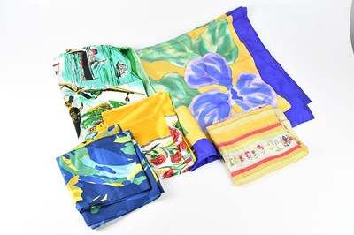 Lot 1293 - KESIRA HAYDER; a 100% silk 1960s vintage hand...