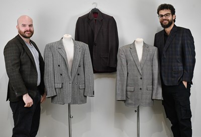 Lot 1394 - DEGE & SKINNER, SAVILE ROW; two 100% wool...