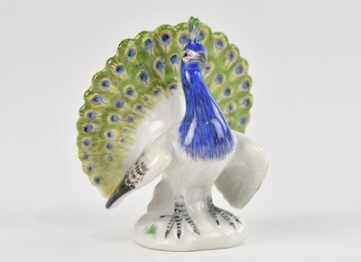 Lot 204 - MEISSEN; a 20th century porcelain model of a...