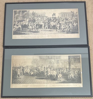 Lot 325 - B VANDER GUCHT & J WHITE; two engravings...