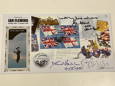 Lot 2163 - JAMES BOND; an Ian Fleming first day cover...