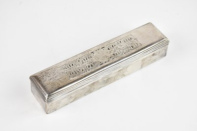 Lot 327 - WILLIAM PITTS; a late George III hallmarked...