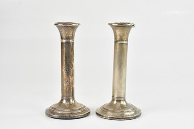 Lot 201 - W J MYATT & CO; a pair of George V hallmarked...