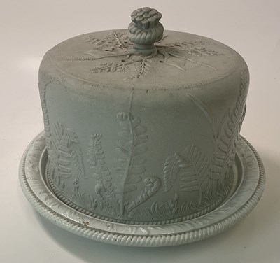 Lot 228 - A 19th cheese dome decorated with raised...