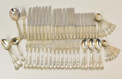 Lot 1021 - BIRKS STERLING; sixty-one pieces of sterling...
