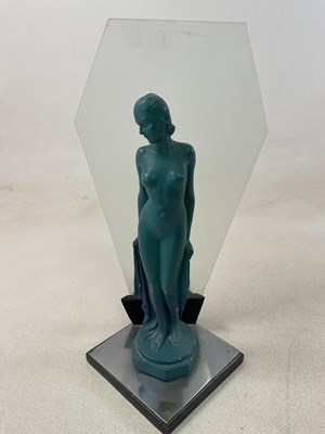 Lot 117 - An Art Deco inspired 1950s painted plaster...