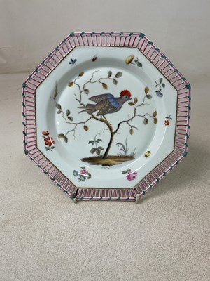 Lot 140 - A late 19th century Meissen style cabinet...