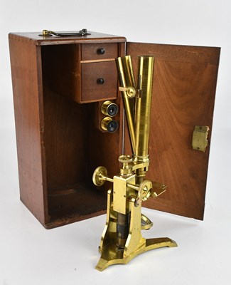 Lot 1290 - J B DANCER, MANCHESTER; a Victorian brass...