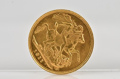 Lot 525 - A George V full sovereign, 1911, Ottawa Mint,...