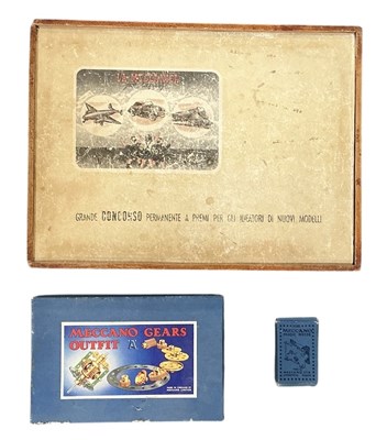 Lot 440 - LA MECCANICA; a vintage French boxed Meccano...
