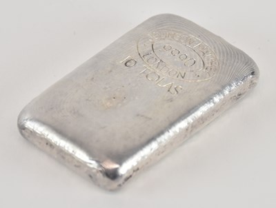 Lot 1035 - JOHNSON MATTHEY; a 9990 fine silver...