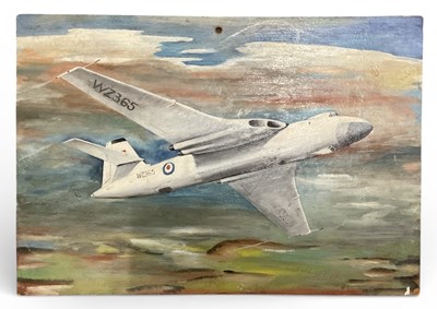 Lot 279 - J THORNHILL; oil on panel, 'Vickers Valliant',...