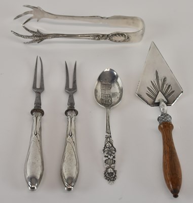 Lot 1134 - An early 20th century sterling silver...