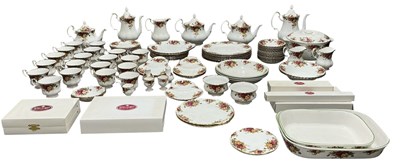 Lot 579 - ROYAL ALBERT; a large quantity of tea and...