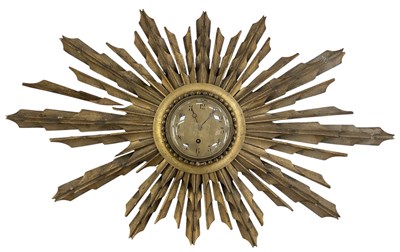 Lot 120 - A 1920s/30s Art Deco 'sunburst' type wall...