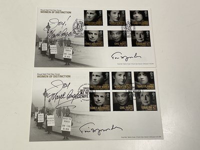 Lot 2267 - WOMEN OF DISTINCTION; two first day covers...