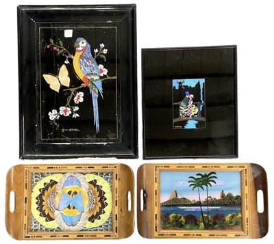 Lot 324 - ENTOMOLOGY INTEREST; two Victorian twin...
