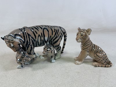 Lot 222 - BING & GRONDAHL; a porcelain model of a mother...
