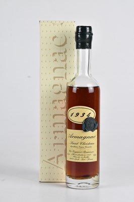 Lot 2474 - BRANDY; a bottle of 1934 Saint Christeau...